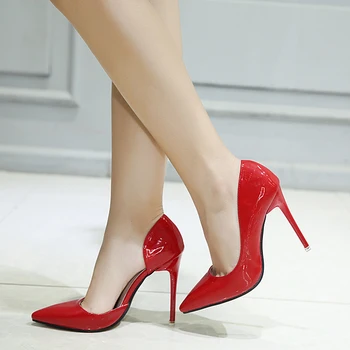 Moterų Sandalai 2020 Metų Vasaros Batai Pažymėjo Tne Aukšti Kulniukai Adatos (Stiletai Ponios Vestuvių Batai Juoda Abrikosų Raudona