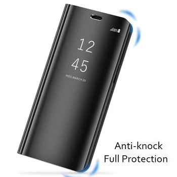 Smart Miego Peržiūrėti Flip Case For Samsung Galaxy S8 S9 S10 Plus Atveju Miega Atveju 