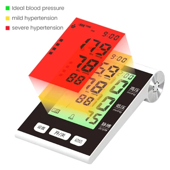 BP žasto kraujospūdžio matuoklis Automatinis Sphygmomanometer Kraujo Spaudimo Matuoklis Kamertonas ' Matavimo Arterinis kraujo Spaudimas