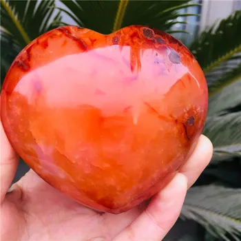 Natūralus raudonasis agatas kristalų namų puošybai crystal healing akmens