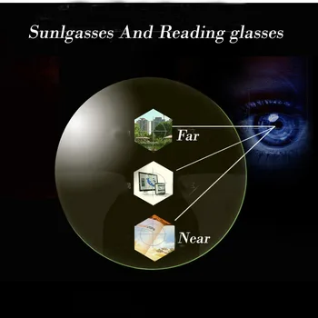 WEARKAPER Frameless Titano Bifocal akiniai skaitymui Lauko žvejybos Daugiafunkcį saulės Skaitytojai Taurės vyrų dioptrijų Akiniai