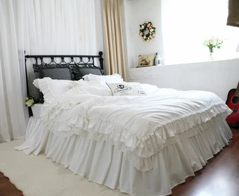 Europos Chaki patalynės komplektas dvigubai nėrinių pynimas antklode padengti patalynės elegantiškas lovatiesė paklode vestuvių dekoro lova, drabužių HM-04B