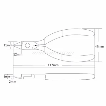 Anglies Plieno Tikslumo Aštrus Pjovimo Replės Galvosūkiai Modelio Surinkimas Pjovimo Nipper Įstrižainės Tiekėjas Profesinės Metalo Žirklės Žirklės A18 19