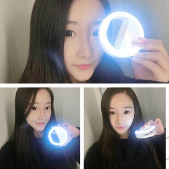 Universalus LED Blykste Selfie Šviesos 
