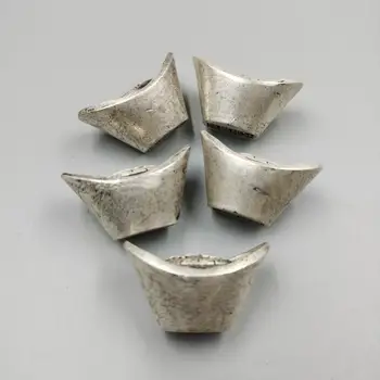 Prabangus retro (penkių imperatorių) sidabro luito mažas Yuanbao