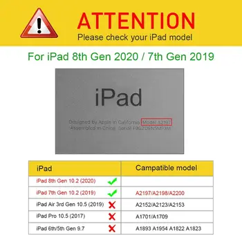 Case for iPad 8 & 7 Gen (10.2