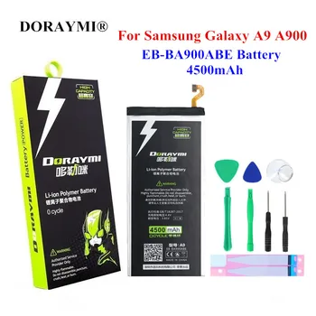 DORAYMI EB-BA900ABE Baterijos Samsung Galaxy A9 A900 A9000 A9100 Telefono 4500mAh Baterijos Pakeitimas Bateria