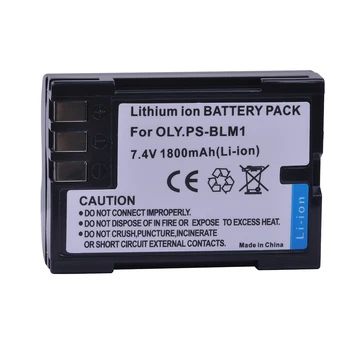 4Pcs PS-BLM1 BLM-1 BLM-01 PSBLM1 BLM1 daugkartinio Įkrovimo Baterija+USB Dual Įkroviklis Olympus E-300 E-330 E-500 E-510 C-5060
