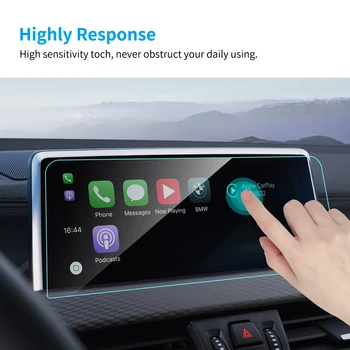 Automobilių GPS Navigacijos Screen Protector 10.3 Colių BMW F15 F16 X5 X6 Automobilių Ekranas Grūdintas Stiklas, Apsauginė Plėvelė Automobilių Reikmenys