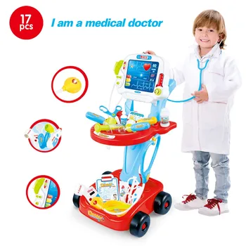 Gydytojas Apsimesti Žaisti Su Elektros Modeliavimas Medicinos Ir Stetoskopas Rinkinys Vaikams Stetoskopas Ligoninės Gydytojo Rinkinys Žaislai #3