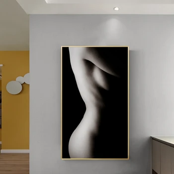 Šiuolaikinės Kūno Menas Drobė, Tapyba, Plakatų ir grafikos Wall Art Nude Art Dekoratyvinių Paveikslų Kambarį Namų Dekoro be Rėmelio