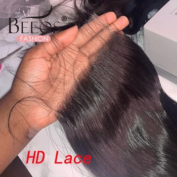 Nematomas HD Nėriniai Priekinio Uždarymo 5x5 Nėrinių Uždarymo Tiesiai Remy Human Hair Su Kūdikio Plaukų Išlydyti Odos 4x4 HD Nėrinių Moterims
