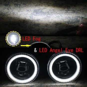LED Rūko Žibintai Cut-Line Objektyvas Suzuki SX4 S-Kryžiaus 2-ojo Gen.-2016 Angel Eye DRL Dienos Žibintus Automobilių-Stying Žibintas