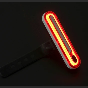 Dviračių Vandeniui Žibintai Dviračių LED Galinis Žibintas USB Įkrovimo Itin Šviesus Naktį Jojimo Įspėjamoji Lemputė Visiems Dviračiai