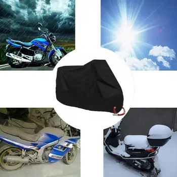 Motociklo padengti universalus Lauko UV Protector Motoroleris Visą Sezoną vandeniui Dviratį Lietaus, apsauga nuo dulkių dangtelį M L XL 2XL 3XL 4XL 190T