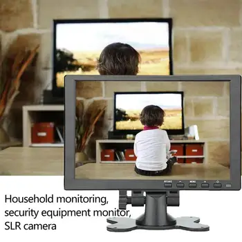 10 colių Nešiojamas Monitorius su HDMI suderinamų 1920x1080 HD IPS Ekranas Kompiuteris LED Monitorius su Oda Atveju PS4 Pro/Xbox/Telefono