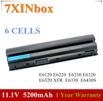7XINbox 11.1 V 0F7W7V 11HYV 7FF1K 7M0N5 823F9 3W2YX Nešiojamas Baterija DELL Latitude E6120 E6220 E6230 E6320 XFR E6330 E6430S