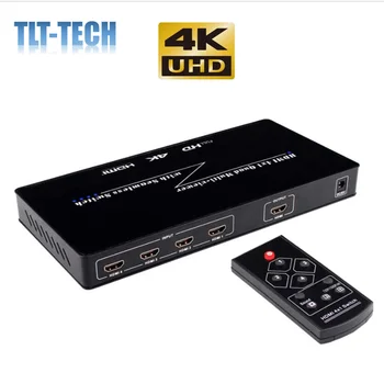 4X1 HDMI Multi-viewer HDMI Quad Ekrane Realiu Laiku Multiviewer su HDMI besiūlių Switcher funkciją, Palaikymo 3D 4K