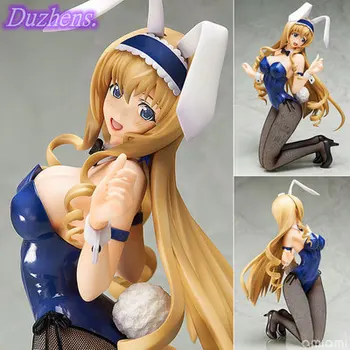 Honkai Poveikis 3 Anime Pav Modelis 35cm Cecilia Schariac Bunny Mergina Sexy merginos PVC Veiksmų Skaičiai žaislai suaugusių lėlės Modelio Dovanos