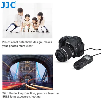 JJC Multi-Funkcija Laidinio Laikmatis, Nuotolinio Valdymo Užrakto Atleidimo Kabelis Laido Nikon D5600 D7200 D600 D850 D7500 P7800 D3300 D3100