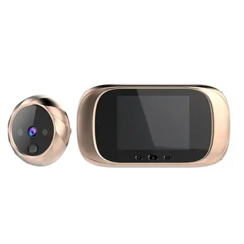2.8 Colių LCD Spalvotas Ekranas Skaitmeninis Doorbell 90 Laipsnių Durys Akių Skambinti Elektroninės Durų Akutė Kamera Viewer Lauko Durų Varpelis