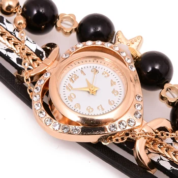 Top Brand mados paprasta moteris žiūrėti odiniai moteriški laikrodžiai ponios laikrodis dled Diana-5385