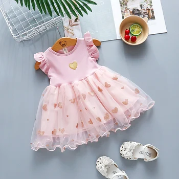 Kūdikių Mergaičių Vasaros Suknelė Naujagimių Mados Puikus Stiliaus Suknelė Mergaitėms Vestuvių Šalis Suknelė Bebes Kūdikių Drabužiai