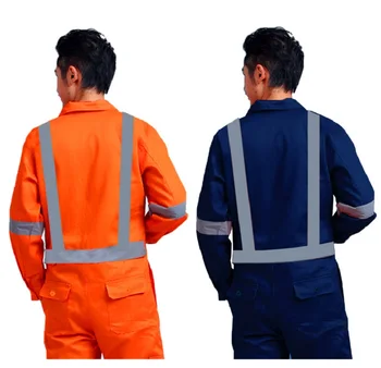 Vyrų darbo uniformas Sveiki vis, darbo drabužiai darbo drabužiai, saugos atspindinčios juostelės blue orange darbo drabužiai seminaras mechaninė darbo kombinezoną