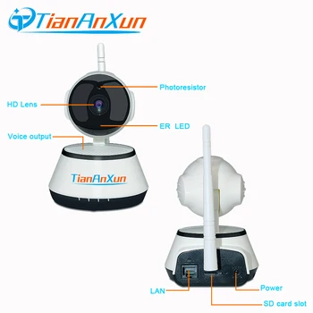 TIANANXUN Home Security, IP Kamera, Wireless, Smart WiFi Kamera, 