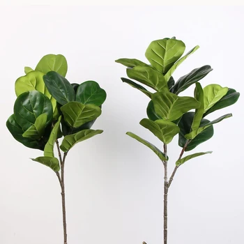 113cm Dideli Dirbtiniai Augalai Filialas Atogrąžų Fikusas Netikrą Banyan Tree Plastiko Lapų Modeliavimas Medžio Namų, Sodo Dekoro