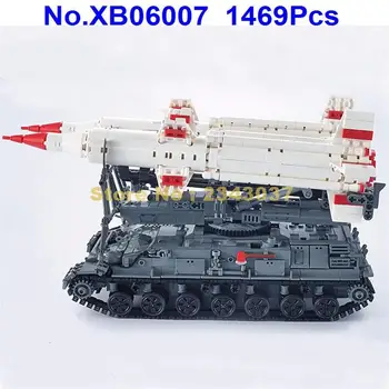 Xb06007 1469pcs karinės serijos sa-4 ganef raketų talpa 4 skaičiai kūrimo bloką Žaislas