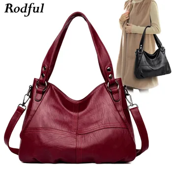 Rodful didelis minkštas nešti pečių maišą moterų rankinės, natūralios odos didelis ponios rankinės moterims crossbody maišelį moterų sac a main