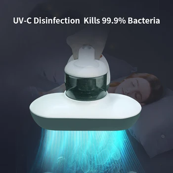 Erkės Predator Namų Dulkių Erkutės Dulkių siurblys UV Vakuuminis Valymo Įrenginys Pašalinti Erkės Žudo Bakterijas, Aukšto Dažnio Plakimas