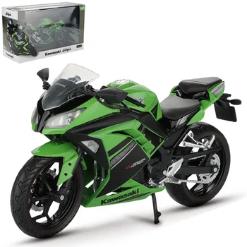 Automaxx 1:12 Motociklo Žaislas Ninja H2R / 250 Lydinio Kalnų Dviračių Off Road Motociklu Motokroso Motociklų Žaislai Vaikams