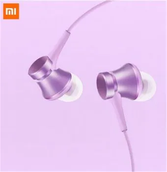 Originalus Xiaomi Šviežių Edition Ausines Mi Ausines Stūmoklio Versija In-Ear su Mic Laidas Kontrolės Auriculares Xiaomi Mi