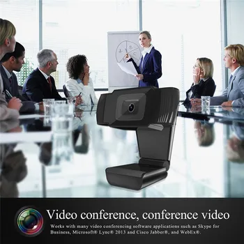 Full HD 1080P Kamera 2MP, USB 2.0 Web Kamera su Mikrofonu Auto Focus Kompiuterių PC Nešiojamas Vaizdo Konferencijos, tiesioginė Transliacija