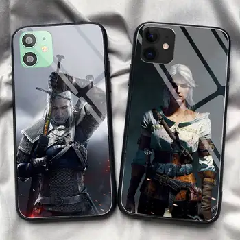 Į Witchers žaidimas, Telefono dėklas Grūdintas Stiklas iPhone 11 Pro XR XS MAX 8 X 7 6S 6 Plus SE 2020 m. 12 Pro Max Mini atveju