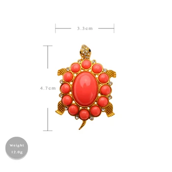 XZ18809-D6 Amorita boutique dizaino mados vėžlys orange vėžlio Sagės