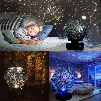 Dovana vaikams lentelė dangaus projektorius Star Projektorius star vaikas šviesos LED Galaxy lempos Ūkas šviesos lempos