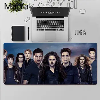 Maiya Aukštos Kokybės TV Twilight Isabella Edward Cullen Office Pelių Žaidėjus Minkštas Pelės Padas Guminis Kompiuterinių Žaidimų kilimėlis