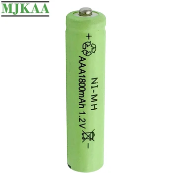 MJKAA 10VNT AAA 1800mAh 1.2 V Ni-MH Baterija Aukštos Kokybės 3A NiMH 1.2 V Baterijos Nuotolinio Valdymo