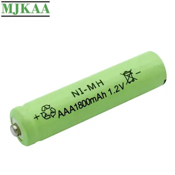 MJKAA 10VNT AAA 1800mAh 1.2 V Ni-MH Baterija Aukštos Kokybės 3A NiMH 1.2 V Baterijos Nuotolinio Valdymo