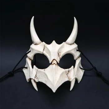 Japonijos Drakonas Dievas Kaukė Helovinas Teroro Dievas Drakonas, Tigras Yasha Tengu Kaukolė Veido Kaukė Cosplay Šalis Dekoro Halloween Mask