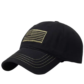 Vyrai Siuvinėjimo JAV Vėliava Pėsčiųjų Skrybėlę Armijos Beisbolo Karinė Kepurė Hat Kempingas Kamufliažas Žvejybos Taktinis Skrybėlę