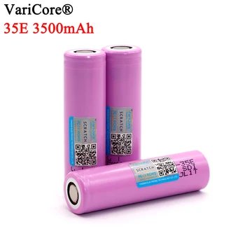 6-40PCS VariCore 35E originalus 18650 galios ličio baterija 3500mAh), 3,7 v 25A didelės galios INR18650 35E Adapteris, skirtas elektrinių įrankių