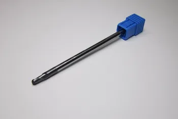 Išplėsti Ilgu kotu L=100mm Ø 4mm 6mm 8mm 10mm 12mm kaip 14mm HRC45 Volframo Karbido Kamuolys Nosies Galo Mills CNC frezavimo pjovimo plieno