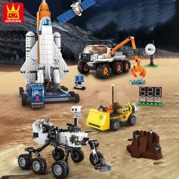 WANGE Aviacijos Palydovinės Pradėti Kosminės Bazės Mėnulio Tyrinėjimo Transporto priemonės Blokai Smalsumas Rover Mėnulio Lander 