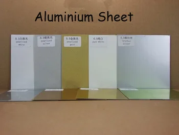 10sheets 0,5 mm, A5 Tuščią Sublimacijos Metalo Plokštelės Aliuminio lakštai Pavadinimas Kortelės Spausdinimo Sublimacijos Rašalo Perdavimo 