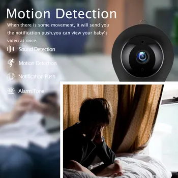 HISMAHO 960P HD Mini IP vaizdo Kamera WIFI CCTV Smart Kamera, Patalpų, Namų Saugumo Belaidžio Priežiūros P2P Kūdikio stebėjimo Naktinio Matymo