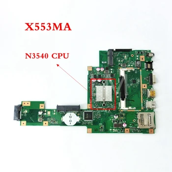 X553MA Su N3540 CPU mainboard REV2.0 ASUS F503M X503M F553MA X503MA D503M Nešiojamas plokštė PAGRINDINĖ plokštė